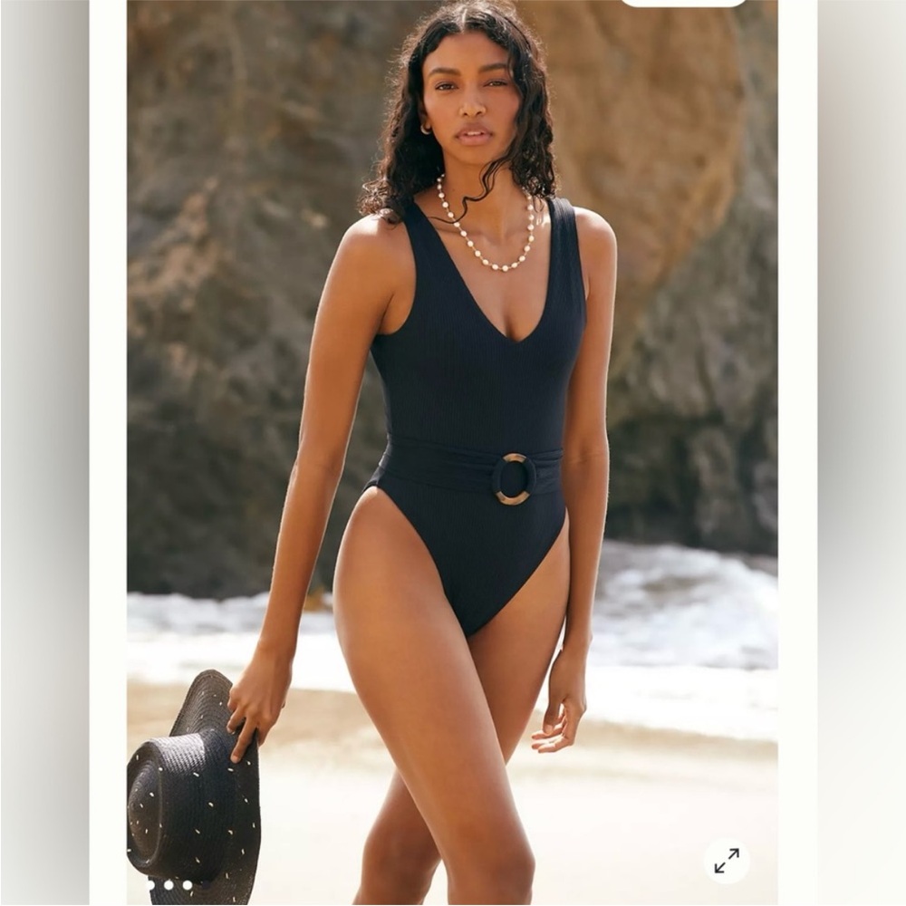 New Montce Kim Rib One Piece Swimsuit